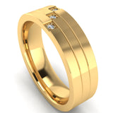 Men's Diamond Band 0.3ct Wedding Ring DW51 Heera Diamonds HEERA DIAMONDS