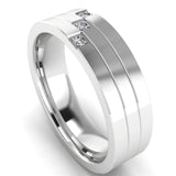 Men's Diamond Band 0.3ct Wedding Ring DW51 Heera Diamonds HEERA DIAMONDS