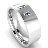 Men's Diamond Band 0.3ct Wedding Ring DW9 Heera Daimonds HEERA DIAMONDS
