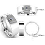 Men's Diamond Band 0.3ct Wedding Ring DW9 Heera Daimonds HEERA DIAMONDS