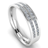 Men's Diamond Band 0.45ct Wedding Ring DW21 HEERA DIAMONDS