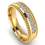 Men's Diamond Band 0.45ct Wedding Ring DW31 Heera Diamonds HEERA DIAMONDS