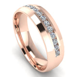 Men's Diamond Band 0.4ct Wedding Ring DW32 Heera Diamonds HEERA DIAMONDS