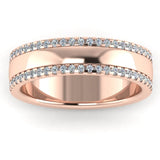 Men's Diamond Band 0.4ct Wedding Ring DW50 Heera Diamonds HEERA DIAMONDS