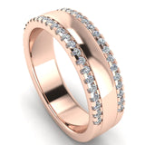 Men's Diamond Band 0.4ct Wedding Ring DW50 Heera Diamonds HEERA DIAMONDS