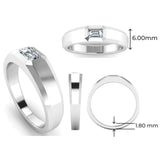 Men's Diamond Band 0.5ct Wedding Ring DW5 Heera Diamonds HEERA DIAMONDS