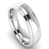 Men's Diamond Band 0.6ct Wedding Ring DW4 Heera Diamonds HEERA DIAMONDS