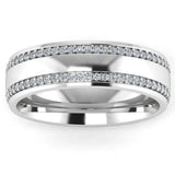 Men's Diamond Band 0.75ct Wedding Ring DW25 Heera Diamonds HEERA DIAMONDS
