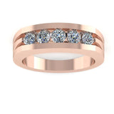 Men's Diamond Band 1.00ct Lab Grown Wedding Ring GR20309 HEERA DIAMONDS