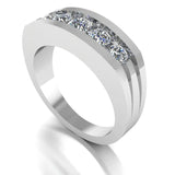 Men's Diamond Band 1.00ct Lab Grown Wedding Ring GR20309 HEERA DIAMONDS