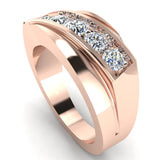 Men's Diamond Band 1.00ct Lab Grown Wedding Ring GR20311 HEERA DIAMONDS