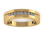 Men's Diamond Band 1.5ct Lab Grown Wedding Ring GR20181 HEERA DIAMONDS