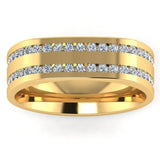 Men's Diamond Band 1.5ct Wedding Ring DW26 Heera Daimonds HEERA DIAMONDS