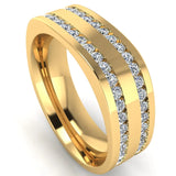 Men's Diamond Band 1.5ct Wedding Ring DW26 Heera Daimonds HEERA DIAMONDS