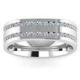 Men's Diamond Band 1.5ct Wedding Ring DW26 Heera Daimonds HEERA DIAMONDS