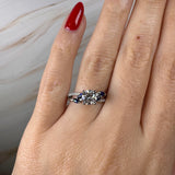 "Raen" Round Cut 0.80 Carat Twisted Diamond Shoulder Engagement Ring HEERA DIAMONDS