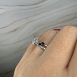 "Raen" Round Cut 0.80 Carat Twisted Diamond Shoulder Engagement Ring HEERA DIAMONDS