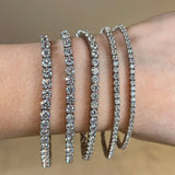 Round Brilliant Diamond 4 Prong Tennis Bracelet BR45345 - HEERA DIAMONDS