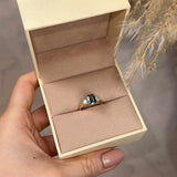 "Sage" 1.650ct Emerald Cut Green Sapphire with Round Cut Diamond Engagement Ring - HEERA DIAMONDS
