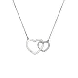 Striking Heart Necklace Hot Diamonds
