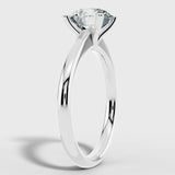 "Sunset" Solitaire 2.25 Carat Round Brilliant Cut Dual Tone Engagement Ring HEERA DIAMONDS