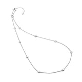 Tender White Topaz Intermittent Necklace - 60cm Hot Diamonds