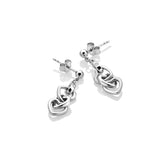 Trio Triple Heart Earrings Hot Diamonds