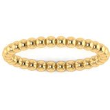 "Zev" Minimalist Beads Contemporary Eternity Ring ET79 - HEERA DIAMONDS