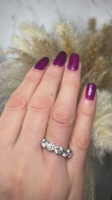 "Resie" Claw Set 2.5ct Diamond Round Shaped  Eternity Ring
