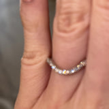 "Leia" Micro Set 0.20ct Diamond Shaped Eternity Ring ET21