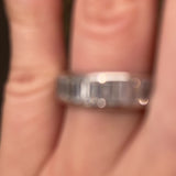 Vertical Baguette Diamond Channel Set Eternity Band Wedding Ring CVBG