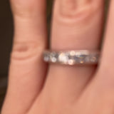 Princess Baguette Diamond Channel Set Eternity Band Wedding Ring PCBG