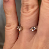 "Clio" Bubble 1.50ct Round Brilliant Diamonds Open Eternity Ring ET10
