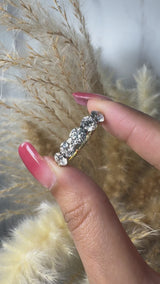 "Resie" Claw Set 2.5ct Diamond Round Shaped  Eternity Ring