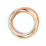 18ct 3 Colour 0.27ct 2mm RWR 1/3 Set - HEERA DIAMONDS