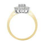 18ct 1ct Diamond cluster Ring - HEERA DIAMONDS