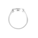 18ct White 0.55ct Dia Cluster Circle Ring - HEERA DIAMONDS