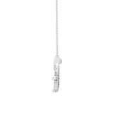 18ct White gold 45pt diamond pendant - 16" Chain included - HEERA DIAMONDS