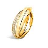 18ct Yellow 0.27ct 2mm RWR 1/3 Set - HEERA DIAMONDS