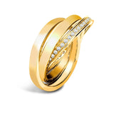 18ct Yellow 0.47ct 3mm RWR 1/3 Set - HEERA DIAMONDS