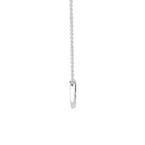 9ct White 15pts Diamond Lips Pendant with 17" Chain - HEERA DIAMONDS