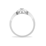 9ct White Gold Diamond Cluster Ring - HEERA DIAMONDS