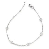 DIAMOND RUB OVER SETTING CHAIN BRACELET - HEERA DIAMONDS