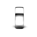 SOFT COURT POLISHED WEDDING RING IN 7MM - HEERA DIAMONDS