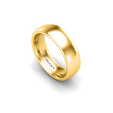 TRADITIONAL COURT POLISHED WEDDING RING IN 6MM WIDTH - HEERA DIAMONDS