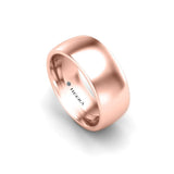 TRADITIONAL COURT POLISHED WEDDING RING IN 8MM WIDTH - HEERA DIAMONDS