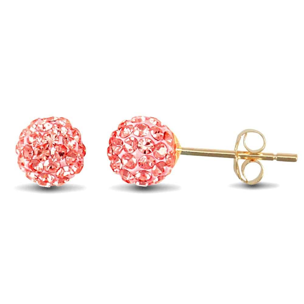 Swarovski ball hot sale stud earrings