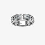 0.20 Carat Diamond Set Men's Wedding Band