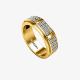 0.20 Carat Diamond Set Men's Wedding Band