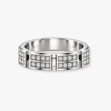 0.20 Carat Diamond Set Men's Wedding Band